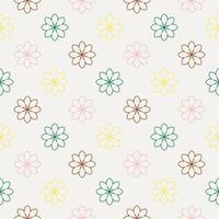 Abstract seamless pattern with mandala flower. Mosaic, tile, polka dot. Floral background. vector