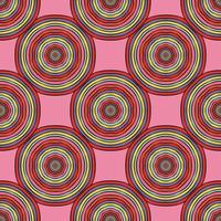 Abstract seamless pattern with mandala flower. Mosaic, tile. Floral background. vector