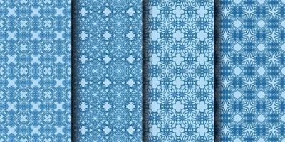 Decorative ornament seamless pattern background vector