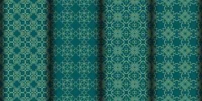 Abstract ornamental seamless pattern background vector