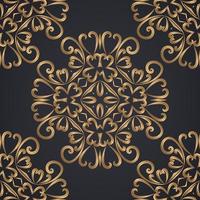 Decorative ornament seamless pattern background vector