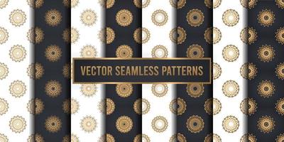 Decorative ornament seamless pattern background vector