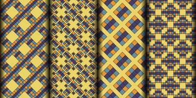 Geometric seamless pattern background vector