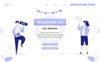 Welcome to our site on landing page templates vector