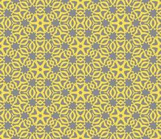 Abstract seamless pattern with mandala flower. Mosaic, tile, polka dot. Floral background. vector