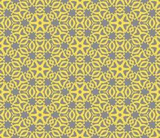 Abstract seamless pattern with mandala flower. Mosaic, tile, polka dot. Floral background. vector