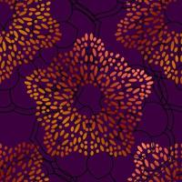 Abstract seamless pattern with mandala flower. Mosaic, tile. Floral background. vector