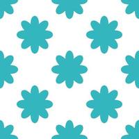 Abstract seamless pattern with mandala flower. Mosaic, tile. Floral background. vector