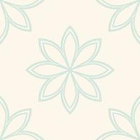 Fantasy seamless pattern with ornamental mandala. Abstract round doodle flower background. Floral geometric circle. vector