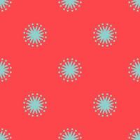 Abstract seamless pattern with mandala flower. Mosaic, tile, polka dot. Floral background. vector