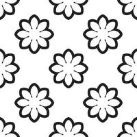 Abstract seamless pattern with mandala flower. Mosaic, tile. Floral background. vector