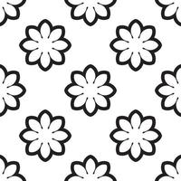 Abstract seamless pattern with mandala flower. Mosaic, tile. Floral background. vector