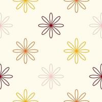 Abstract seamless pattern with mandala flower. Mosaic, tile, polka dot. Floral background. vector