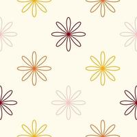 Abstract seamless pattern with mandala flower. Mosaic, tile, polka dot. Floral background. vector