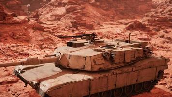 Amerikanischer Panzer Abrams in Afghanistan video
