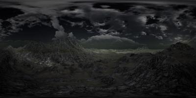 vr 360 enorma mörka moln över skotska höglandet video