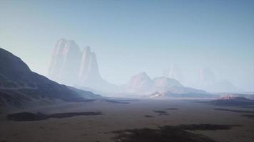 paisagem de deserto rochoso video