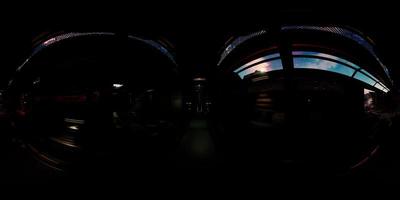 vr360 vista do interior da base futurista video