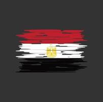 Egypt Flag Brush vector