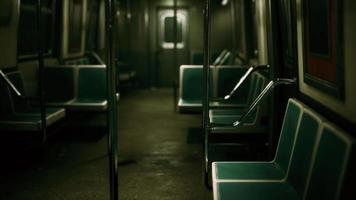 Subway wagon is empty because of the coronavirus outbreak in the city video