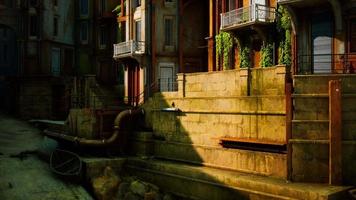 Venetian Harbour of the city at sunrise video