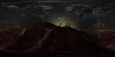 VR 360 Rocky Desert Landscape video