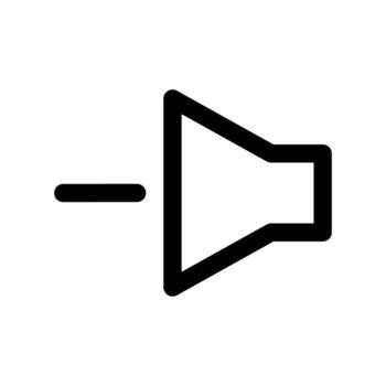 speaker volume flat vector icon. for graphic design, logo, web site, social media, mobile app, Eps 10