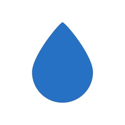 water icon, flat vector illustration. design EPS 10