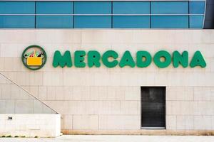 Mercadona store.Spanish Mercadona supermarket