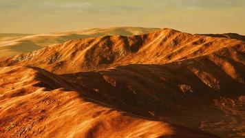 dune di sabbia al tramonto nel deserto del Sahara video