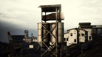 Old abandoned Welsh Coal Mine Pit Gear video