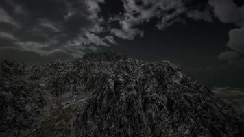 Huge Dark Clouds over Scottish Highlands video