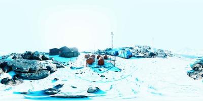 vr360 antarktisk bas i Antarktis video