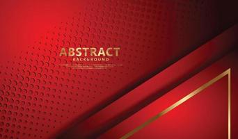 Luxury dark red overlap layers background vector