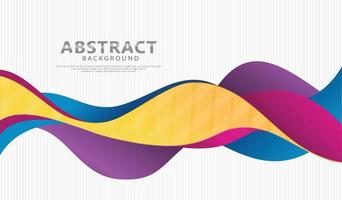 Abstract background with moving colorful dynamic effect vector