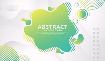 Dynamic style banner design with fluid color gradient elements vector