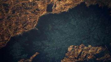 top erial view of the red rock canyon video