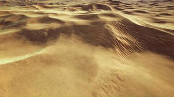 paysage vaste et sauvage du désert de sable arabe video