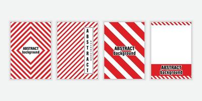 Vector red and white texture effect, Striped abstract background.