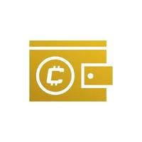 wallet cryptocurrency icon design vector illustration.