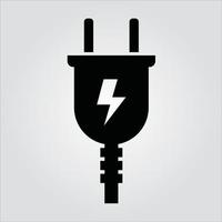 Isolated Glyph Plug Icon Electricity Scalable Vector Graphic