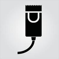 Isolated Glyph Shaver Icon Scalable Vector Graphic