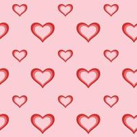 heart love seamless pattern premium vector