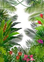 Exotic tropical background.vector vector