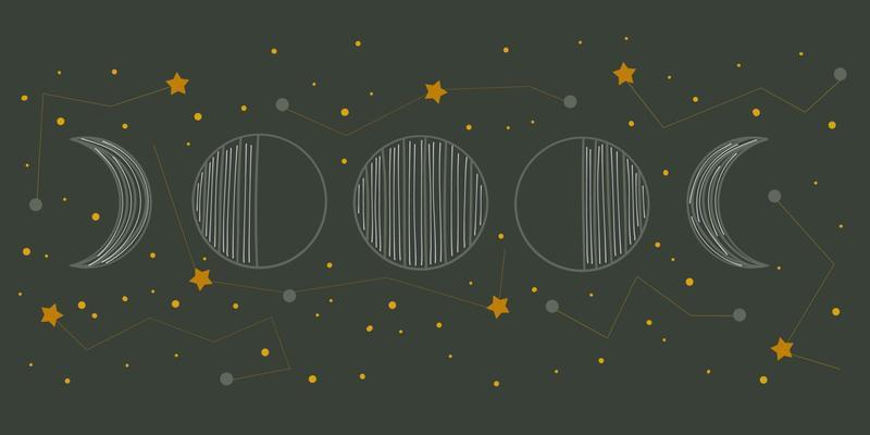 Moon Phases Wallpapers on WallpaperDog
