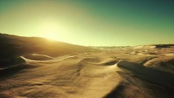 belas dunas de areia no deserto do saara video