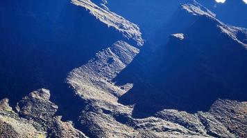 panorama du paysage aérien des montagnes rocheuses video