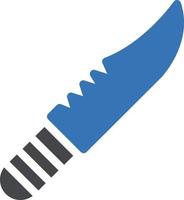 ilustración de vector de cuchillo sobre un fondo. símbolos de primera calidad. iconos vectoriales para concepto o diseño gráfico