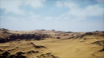woestijnstorm in zandwoestijn video