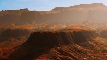 vista panorámica del amanecer en el parque nacional del gran cañón video